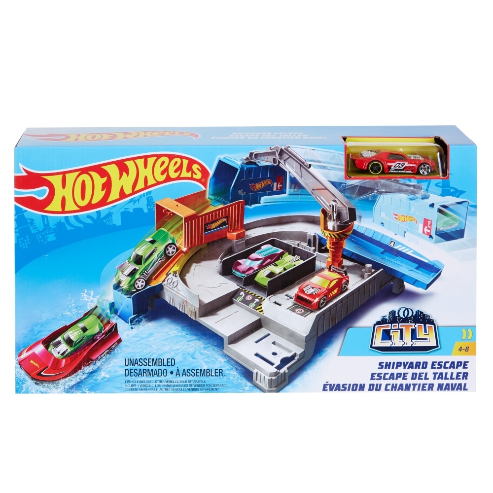 slide 1 of 1, Mattel Hot Wheels Shipyard Escape, 1 ct