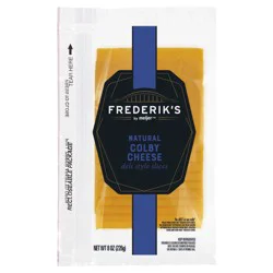 FREDERIKS BY MEIJER Frederik's by Meijer Natural Colby Jack Deli Style Cheese Slices, 8 oz