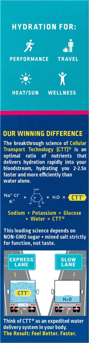 slide 11 of 11, Liquid I.V. Hydration Multiplier Electrolyte Powder Packet Drink Mix, Passion Fruit- 3.38 oz, 6 ct