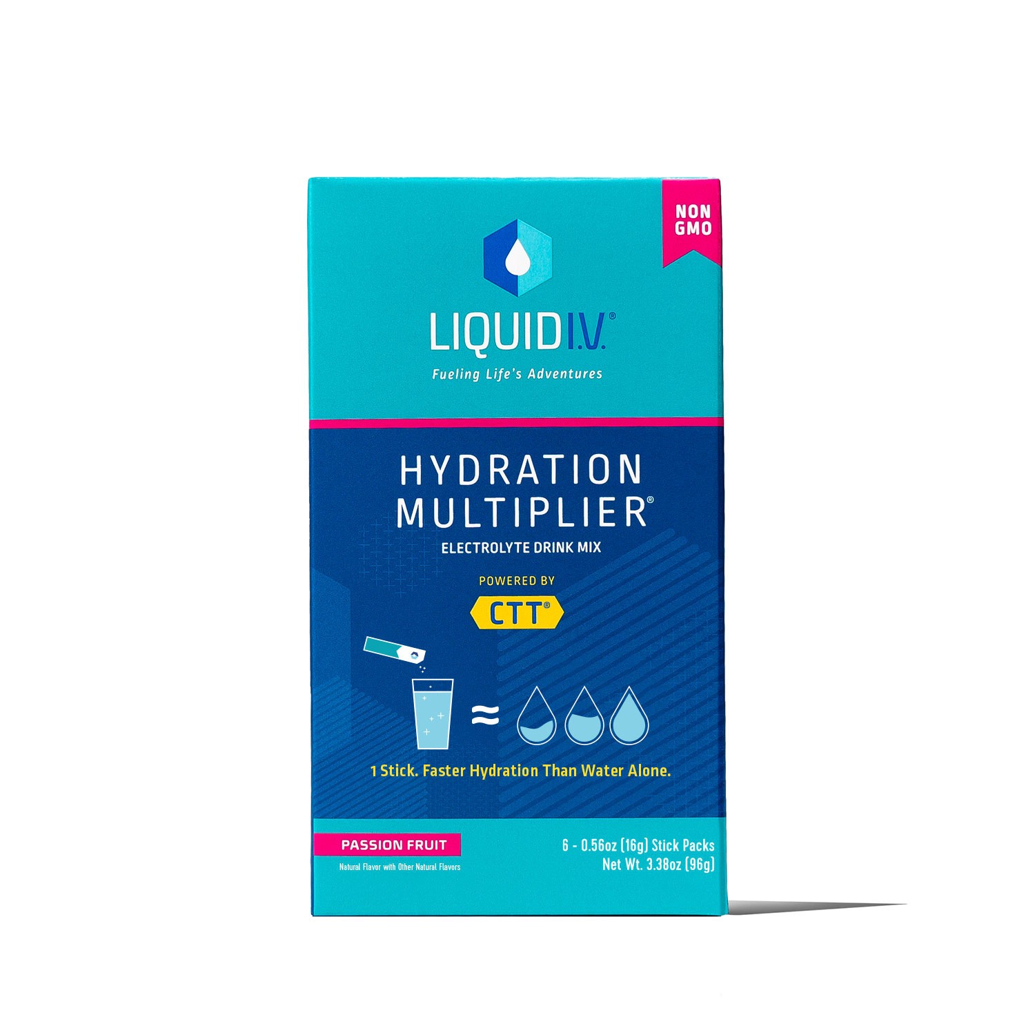 slide 1 of 11, Liquid I.V. Hydration Multiplier Electrolyte Powder Packet Drink Mix, Passion Fruit- 3.38 oz, 6 ct