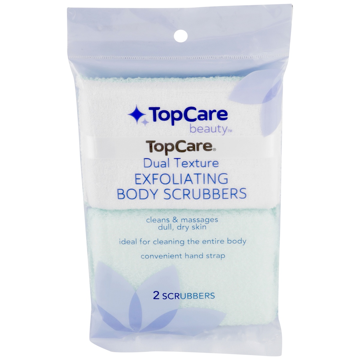 slide 1 of 1, TopCare Scrubber Exfoliating, 2 ct