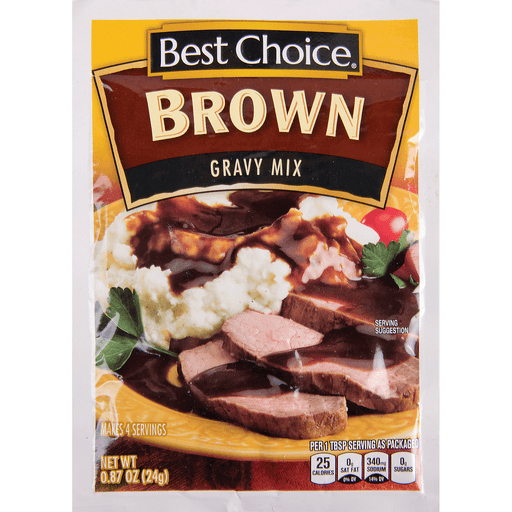 slide 1 of 1, Best Choice Brown Gravy Mix, 0.87