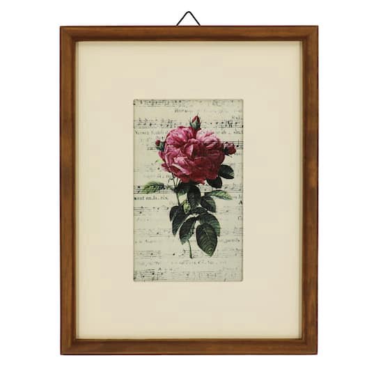 slide 1 of 4, 10" X 13" Rose Sheet Music Wall Decor By Ashland, 10 in x 13 in