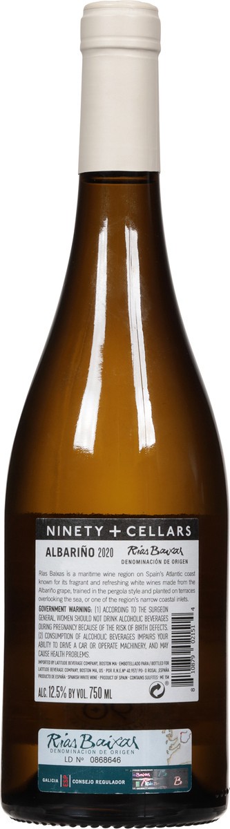 slide 2 of 10, 90+ Cellars Rias Baixas Spain Lot 174 Albarino 750 ml, 750 ml