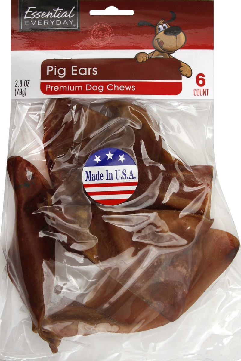 slide 4 of 6, Essential Everyday Pig Ears, 6 ct