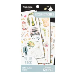 Brea Reese Wedding Celebration Sticker Pack, 124 pcs