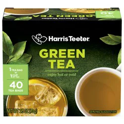 Harris Teeter Green Tea - 40 ct