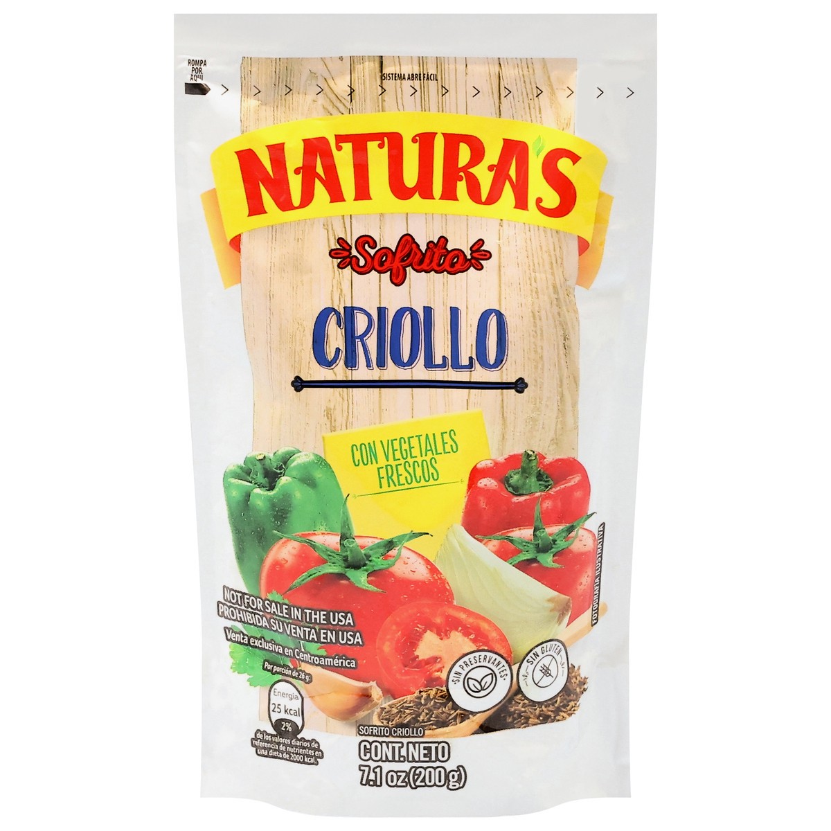 slide 13 of 13, Natura's Criollo Sofrito 7.1 oz, 210 gram