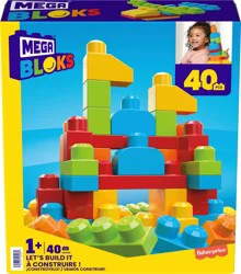Mega 1+ 40 Pieces Blocks 40 1 ea
