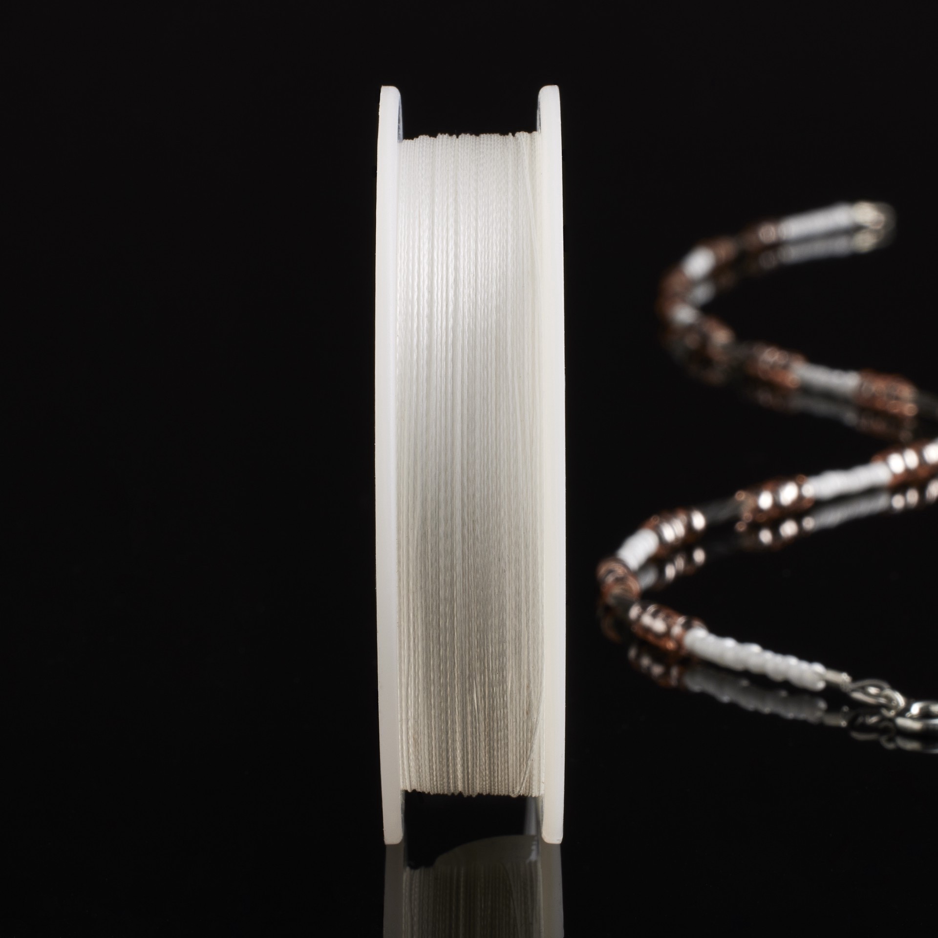 slide 2 of 2, Dandyline 0.2mm White Stringing Thread, 0.2mm