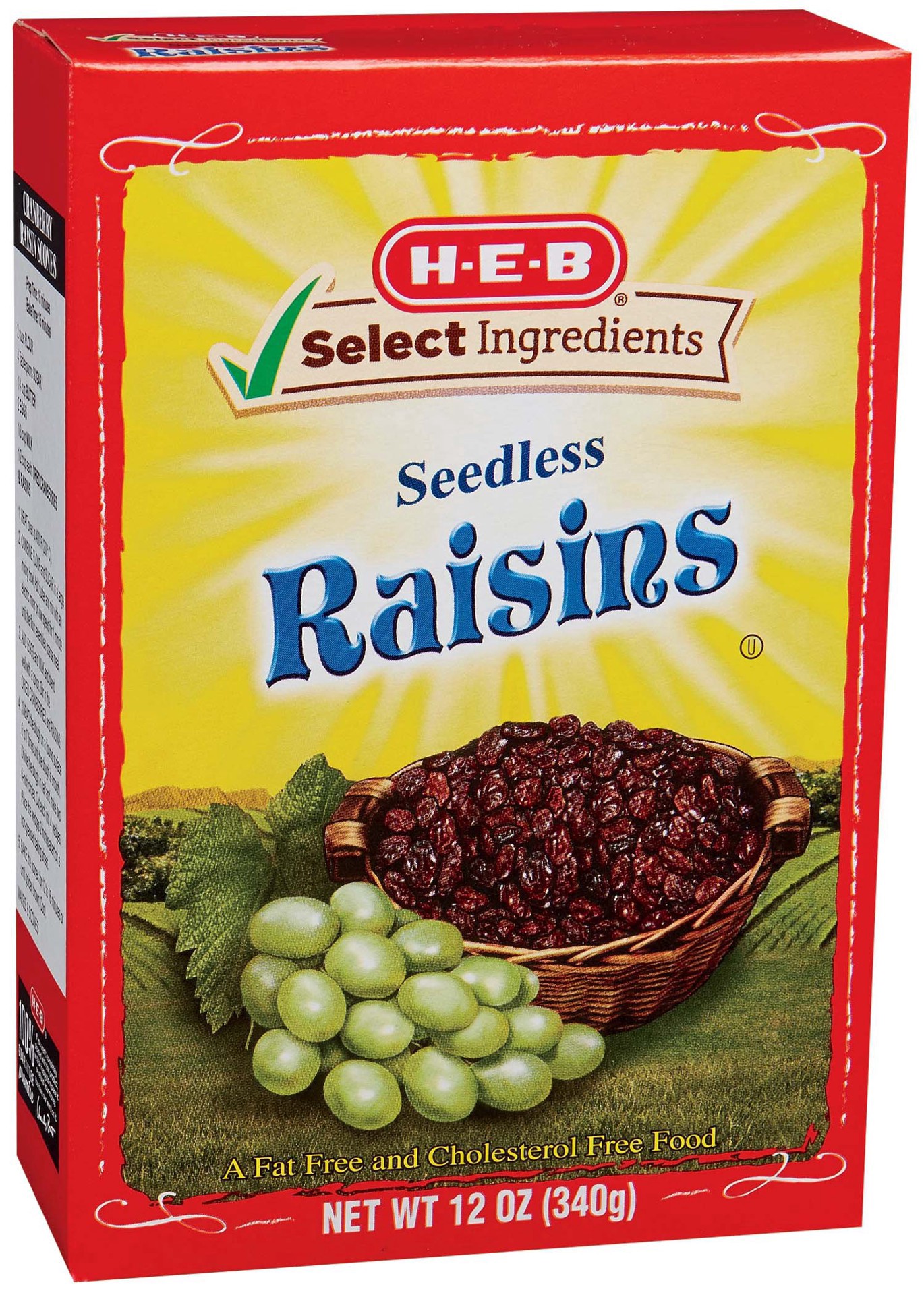 slide 1 of 1, H-E-B California Sweet Raisins, 12 oz