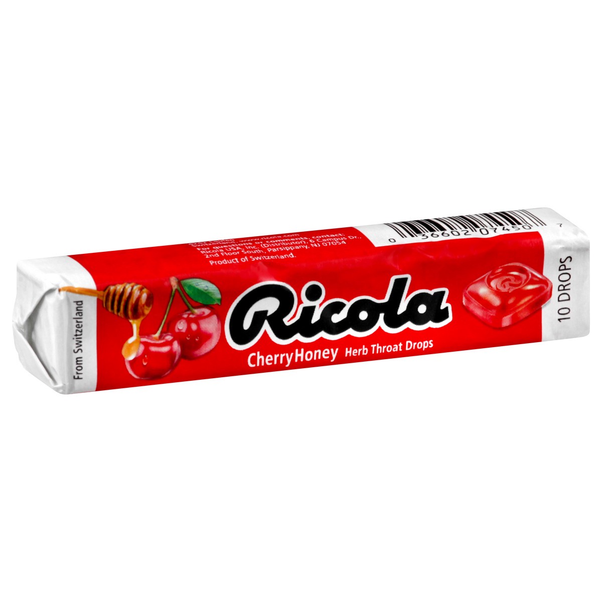 slide 2 of 9, Ricola Cherry Honey Herb Throat Drops 10 ea, 10 ct