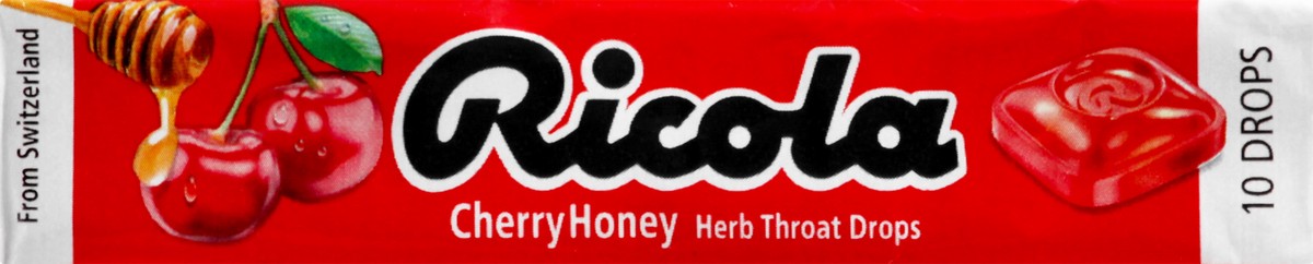 slide 6 of 9, Ricola Cherry Honey Herb Throat Drops 10 ea, 10 ct