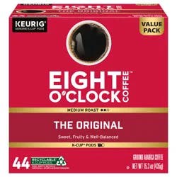 Eight O'Clock Coffee Medium Roast The Original Coffee Value Pack 44 ct