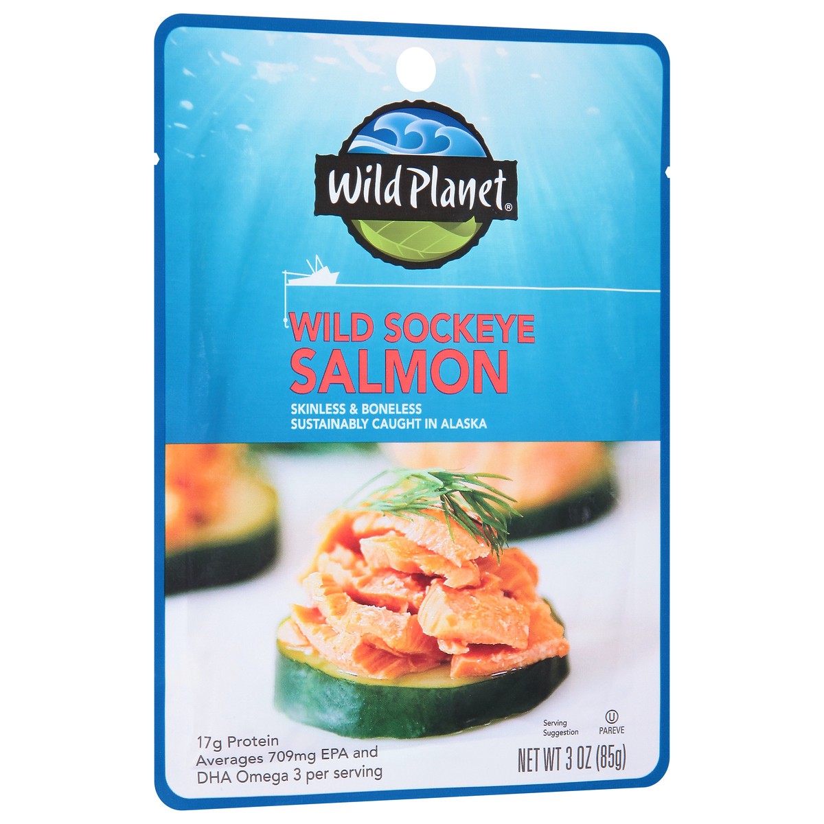 slide 8 of 13, Wild Planet Wild Sockeye Salmon 3 oz, 3 oz