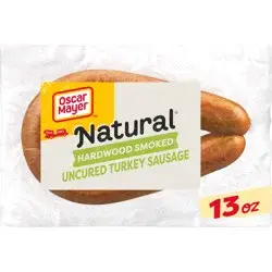 Oscar Mayer Selects Natural Hardwood Smoked Uncured Turkey Sausage Pack
