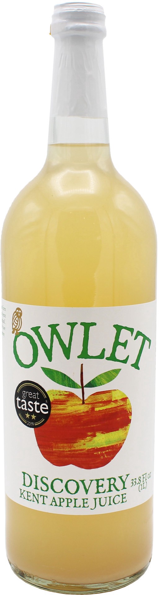 slide 1 of 1, Owlet Discovery Kent Apple Juice, 1 liter