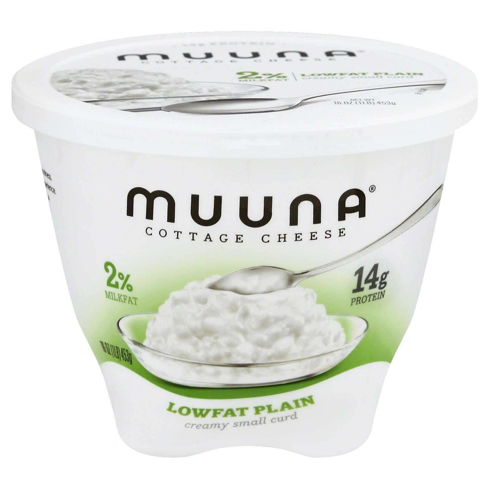 slide 1 of 7, Muuna 2% Cottage Cheese Plain, 16 oz