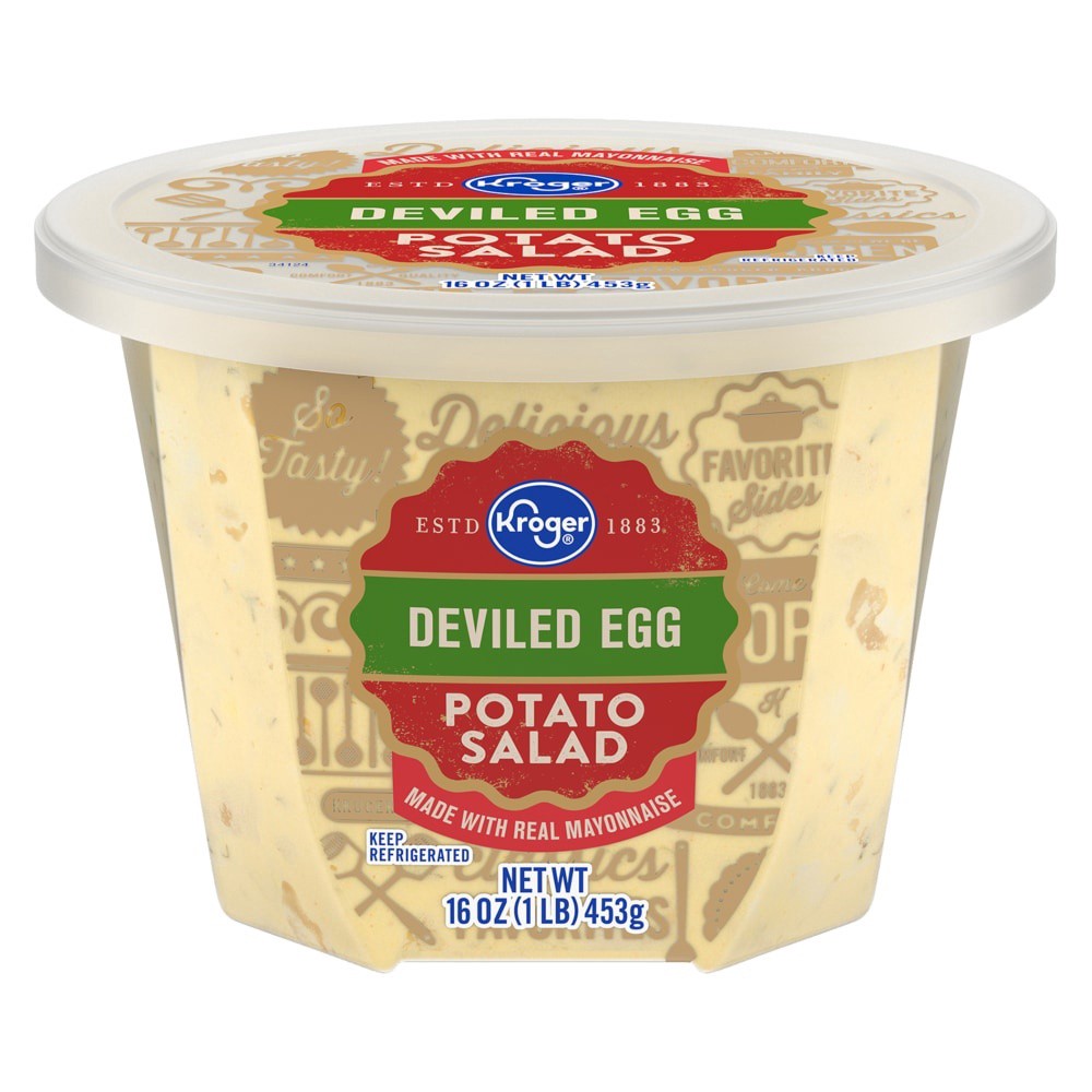 slide 3 of 3, Kroger Deviled Egg Potato Salad, 1 lb
