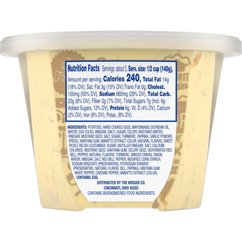 slide 2 of 3, Kroger Deviled Egg Potato Salad, 1 lb