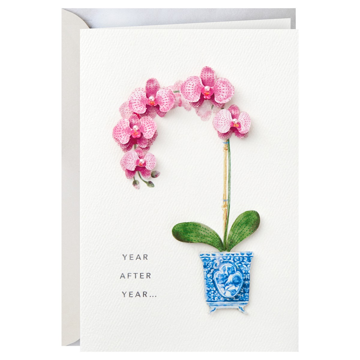 slide 1 of 1, Signature Hallmark Signature Birthday Card for Her (Orchid), 1 ct