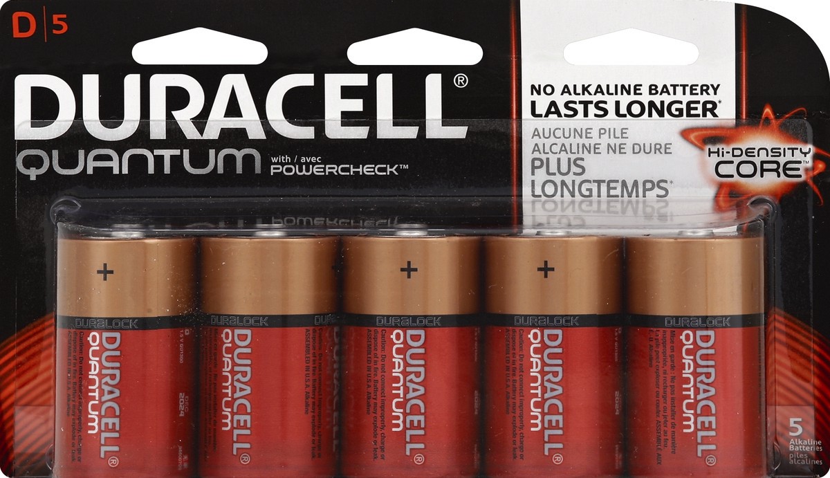 slide 2 of 3, Duracell Batteries 5 ea, 5 ct