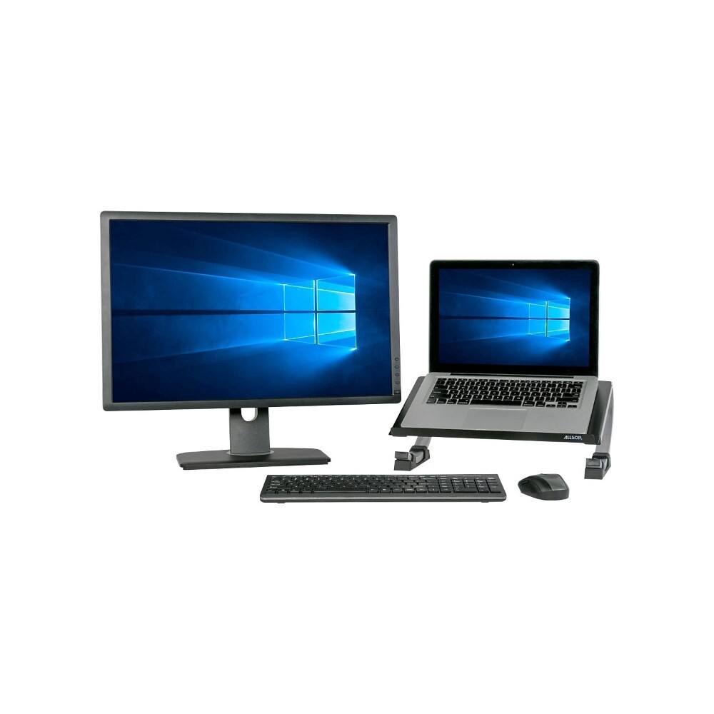 slide 4 of 6, Allsop Redmond Adjustable Curve Stand, Black/Silver, 1 ct