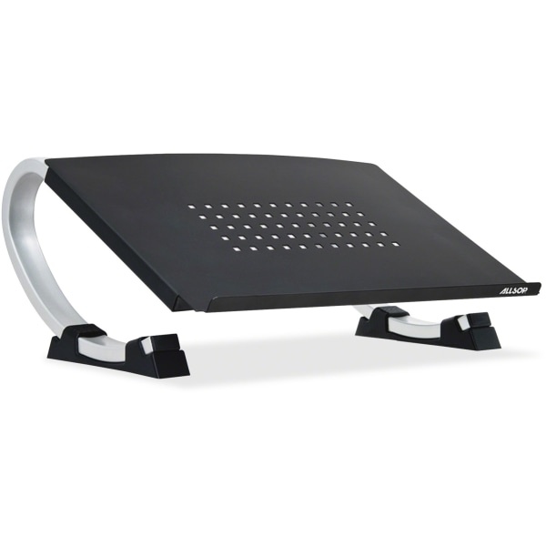 slide 1 of 10, Allsop Redmond Adjustable Curve Stand, Black/Silver, 1 ct