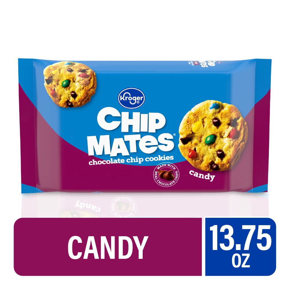slide 2 of 6, Kroger Chipmates Candy Chocolate Chip Cookies - 13.75 oz, 13.75 oz
