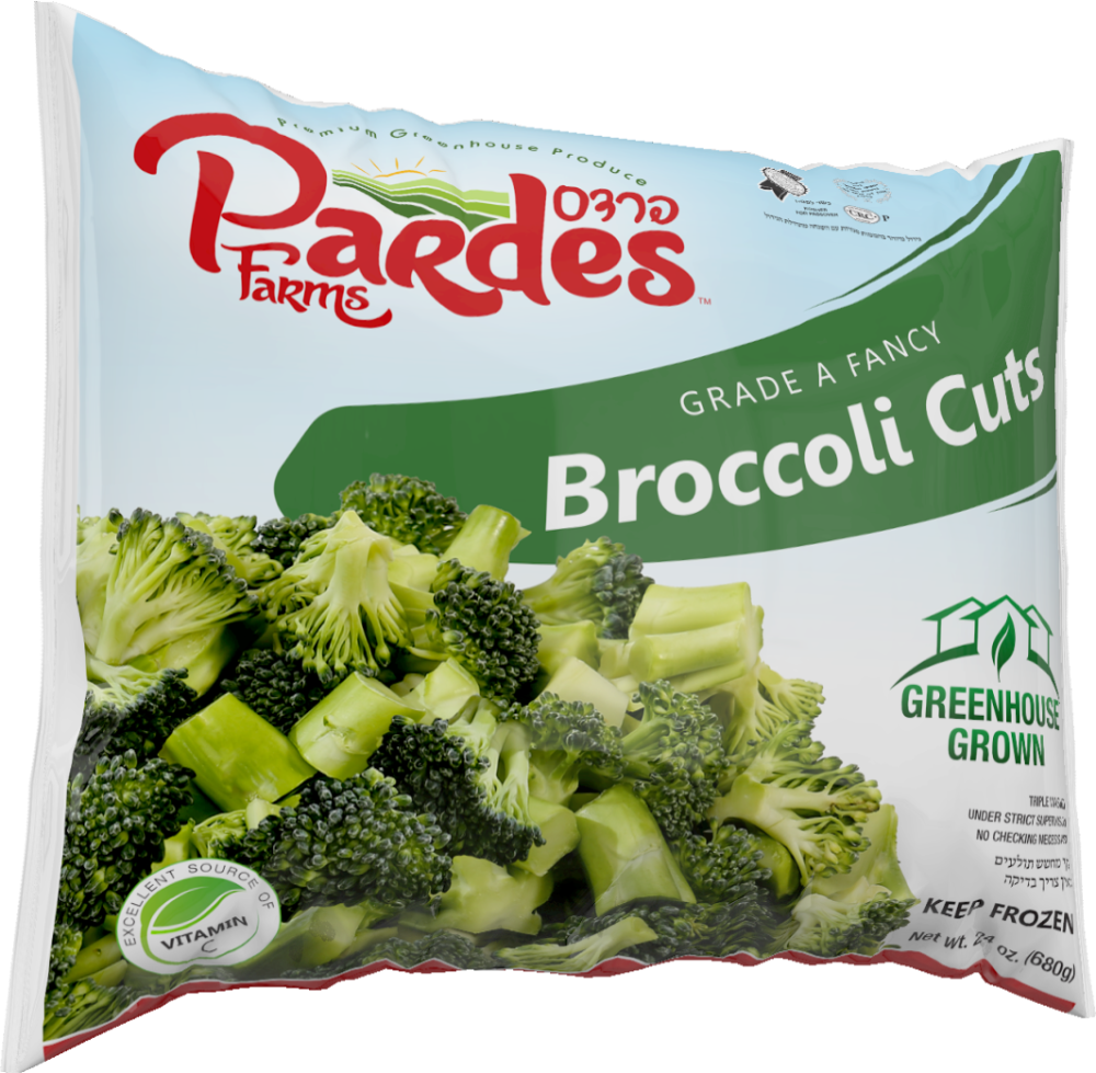 slide 1 of 1, Pardes Farms Broccoli Cuts, 24 oz