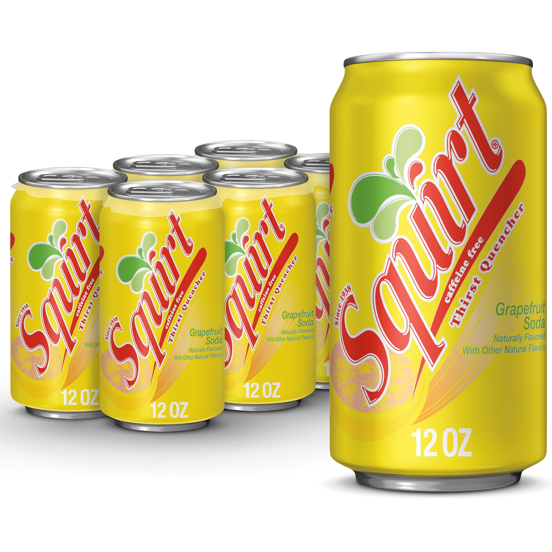 slide 1 of 3, Squirt Citrus Soda - 6 ct; 12 fl oz, 6 ct; 12 fl oz