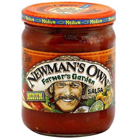 slide 1 of 3, Newman's Own Farmers Garden Medium Chunky Salsa, 16 oz