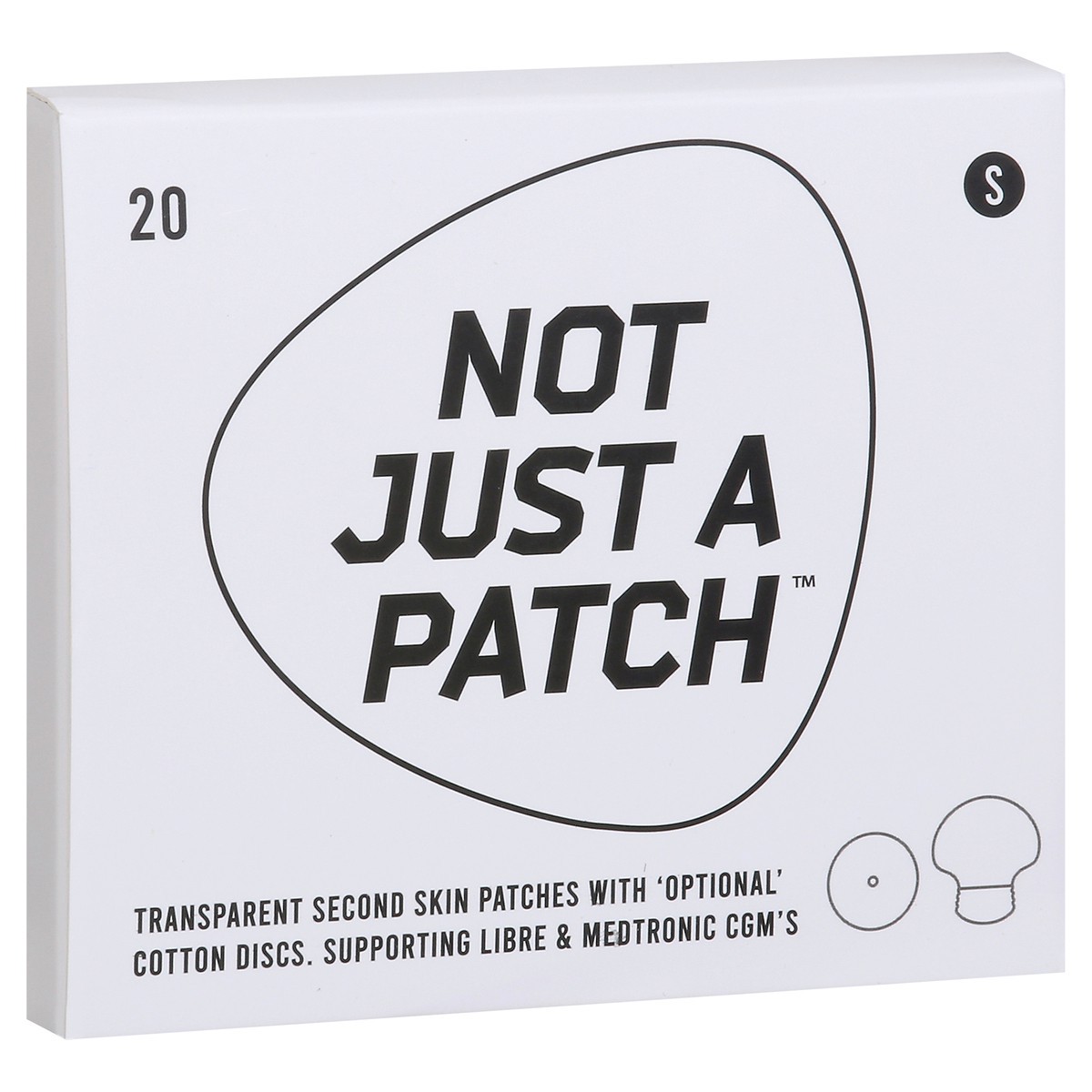 slide 2 of 9, Not Just a Patch Transparent Second S Skin Patches 20 ea, 20 ct