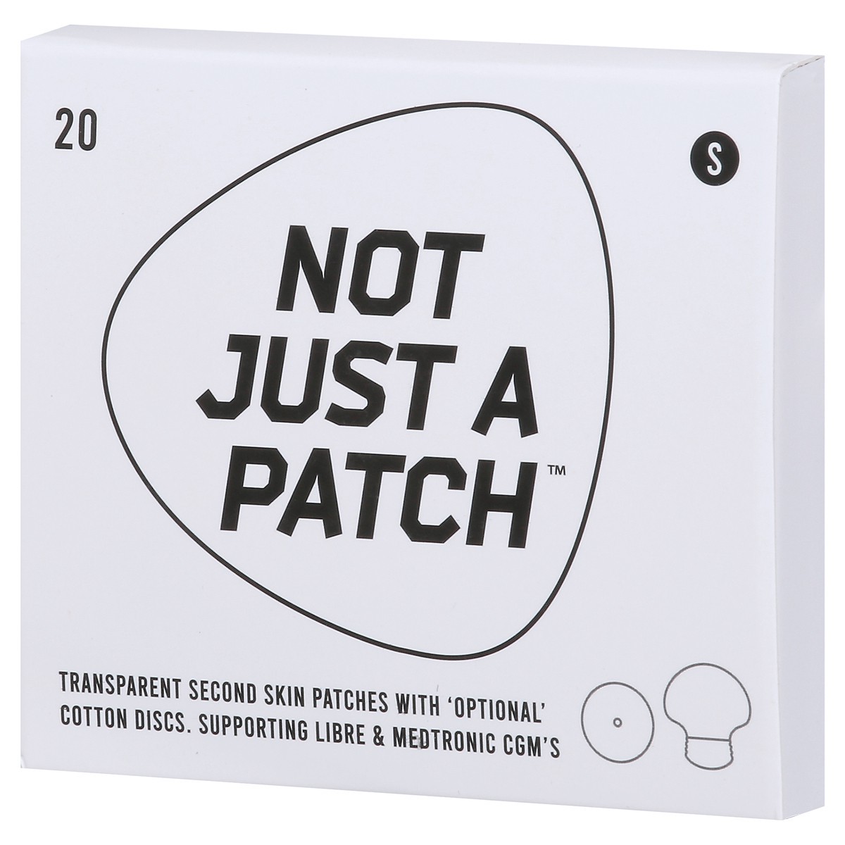 slide 9 of 9, Not Just a Patch Transparent Second S Skin Patches 20 ea, 20 ct