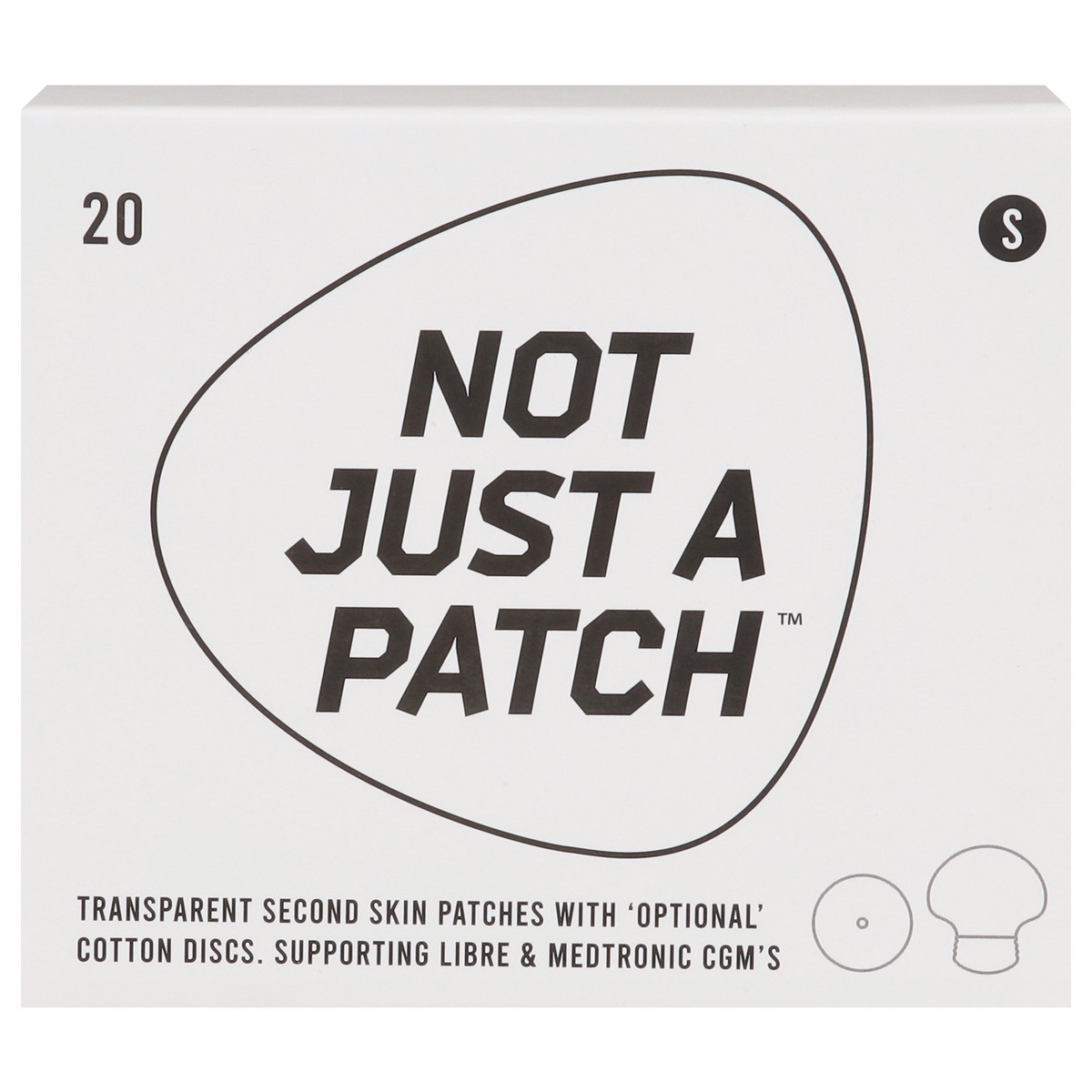 slide 1 of 9, Not Just a Patch Transparent Second S Skin Patches 20 ea, 20 ct