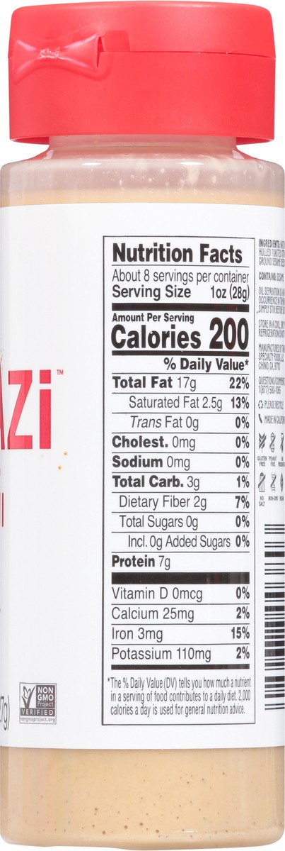 slide 12 of 14, Tarazi Tahini 8 oz, 8 oz