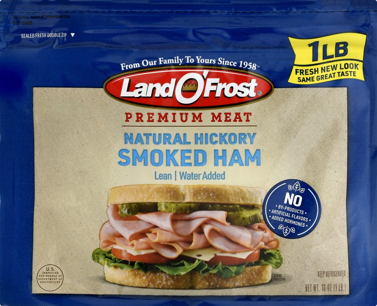 slide 10 of 16, Land O' Frost Premium Natural Hickory Smoked Ham, 16 oz