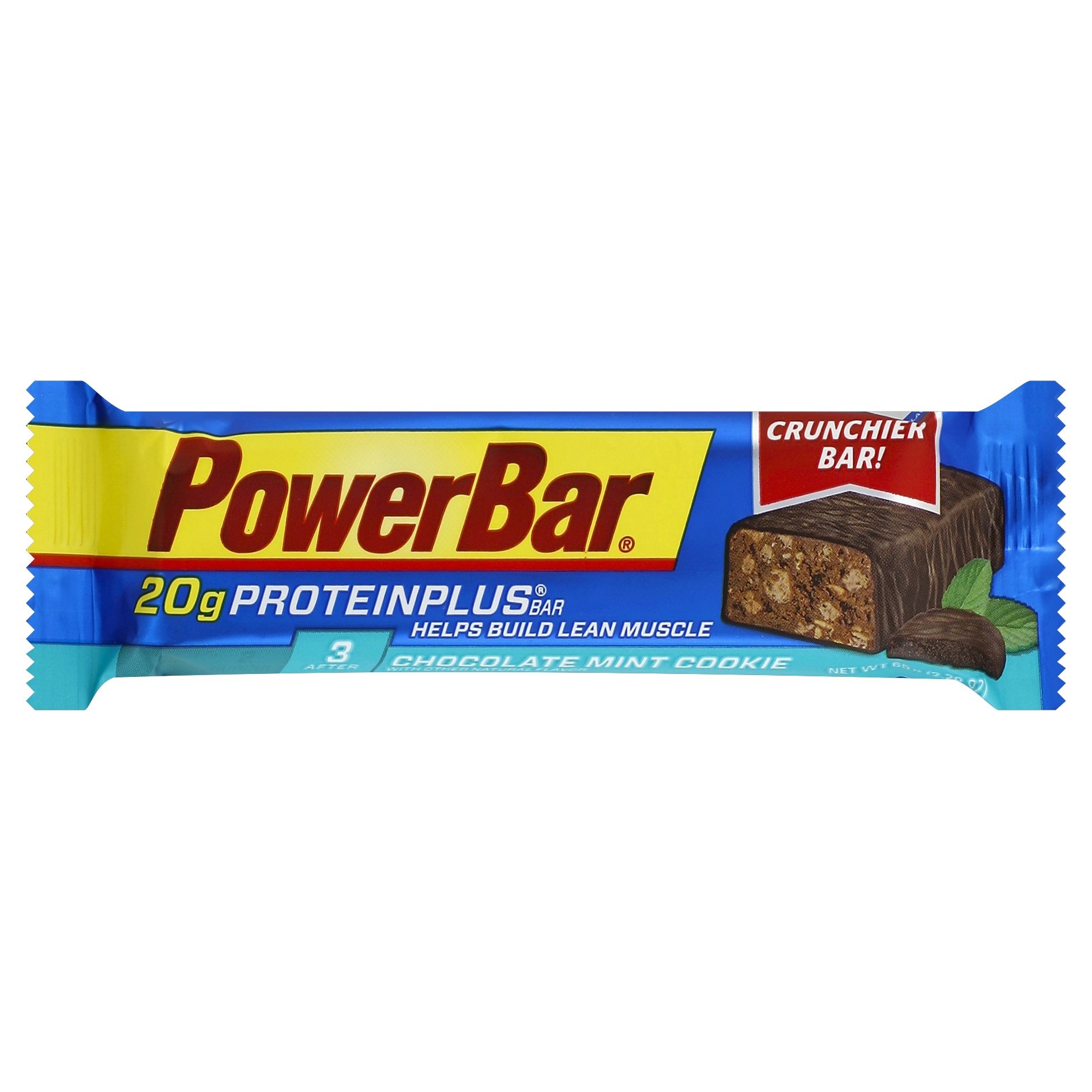 slide 1 of 6, PowerBar Protein Plus Chocolate Mint Cookie Bar, 2.29 oz