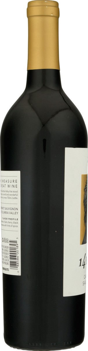slide 5 of 9, 14 Hands Cabernet Sauvignon, Red Wine, 750 mL Bottle, 750 ml