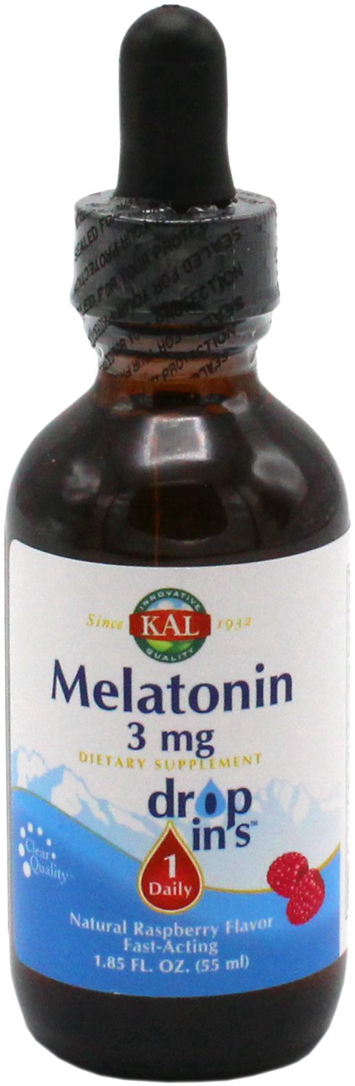 slide 1 of 1, KAL Melatonin Dropins 3 Mg, 1.85 oz