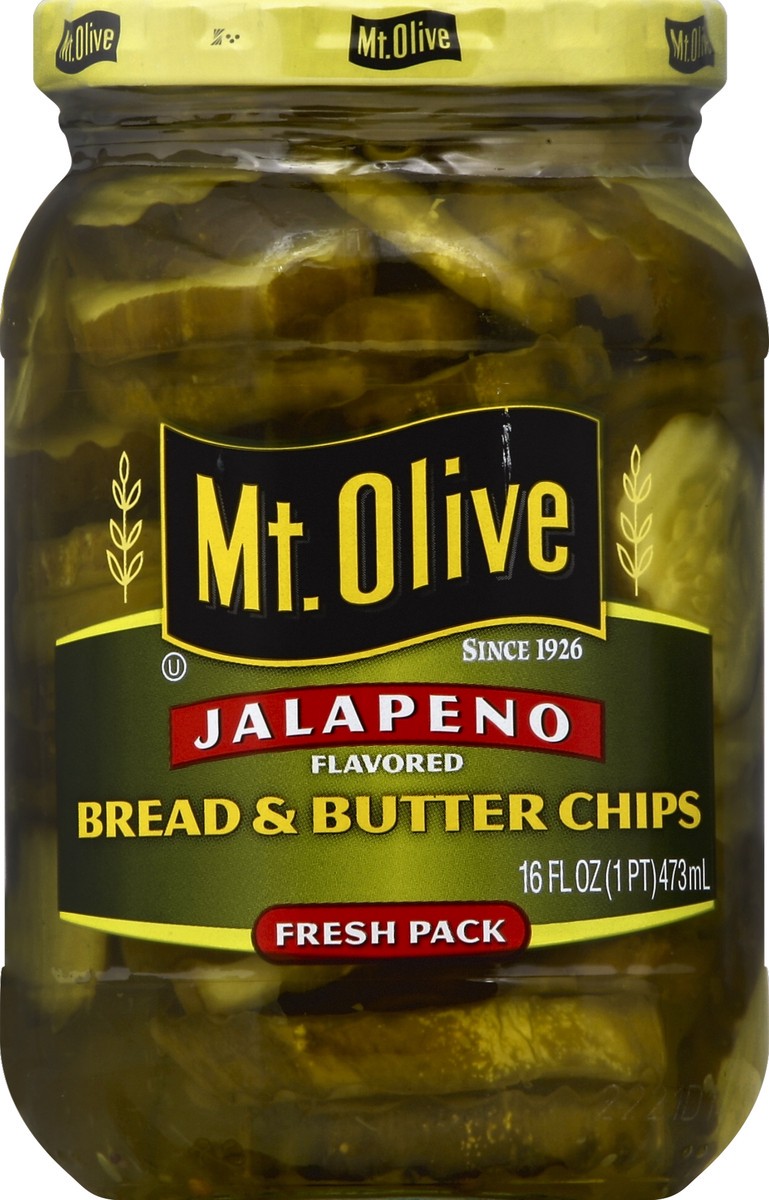 slide 2 of 2, Mt. Olive Bread & Butter Chips 16 oz, 16 oz