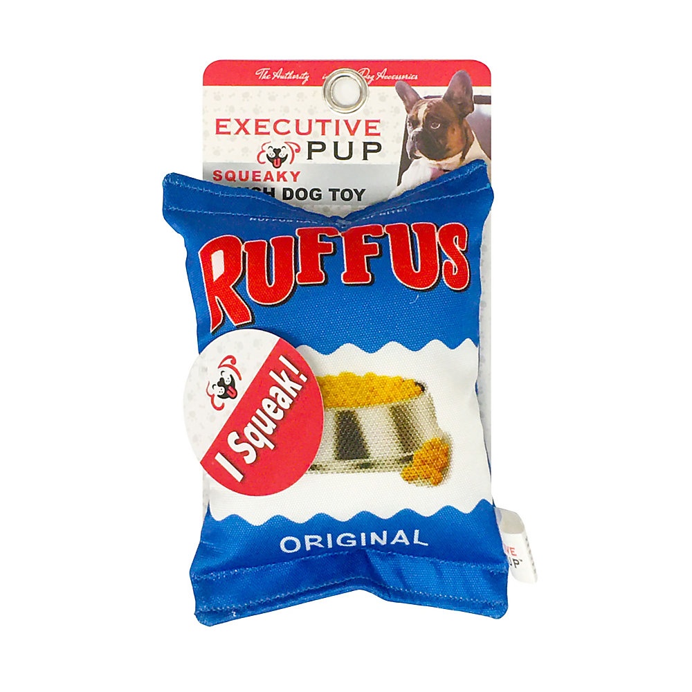 slide 1 of 1, Executive Pup Plush Dog Toy, Ruffus, 1 ct