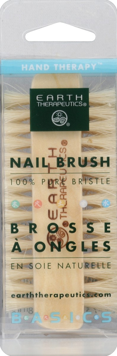 slide 4 of 4, Earth Therapeutics Genuine Bristle Nail Brush, 1 ct