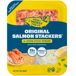 Honey Smoked Salmon® Salmon Stackers Original 3oz
