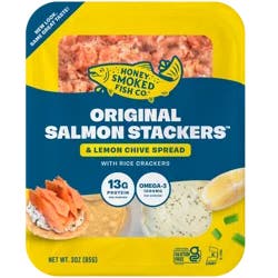 Honey Smoked Salmon® Salmon Stackers Original 3oz