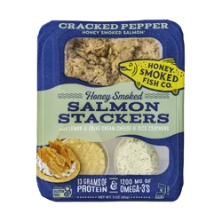 Honey Smoked Fish Co. Honey Smoked Stackers Cracked Pepper