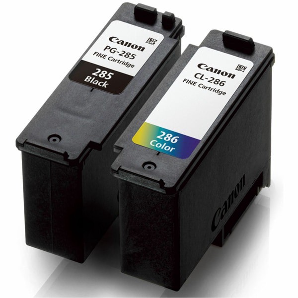slide 2 of 3, Canon Pg-285/Cl-286 High-Yield Black/Tri-Color Ink Cartridges, 6197C004, 1 ct