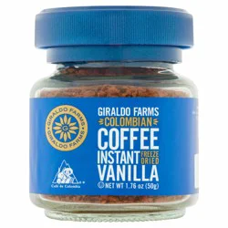 Giraldo Farms Colombian Freeze Dried Vanilla Instant Coffee