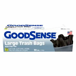 Good Sense 30 Gal. Large With Flap Ties Trash Bags
