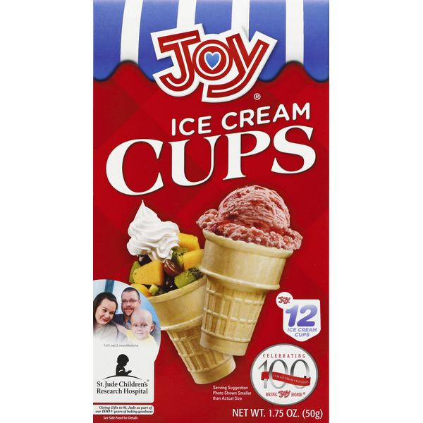 slide 1 of 1, Joy Ice Cream Cups, 1.75 oz